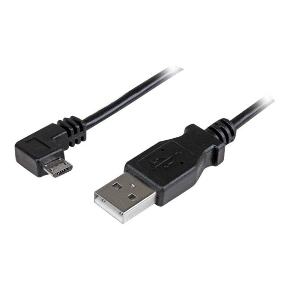 Cable Micro USB Right Angle 24AWG - 0.5m