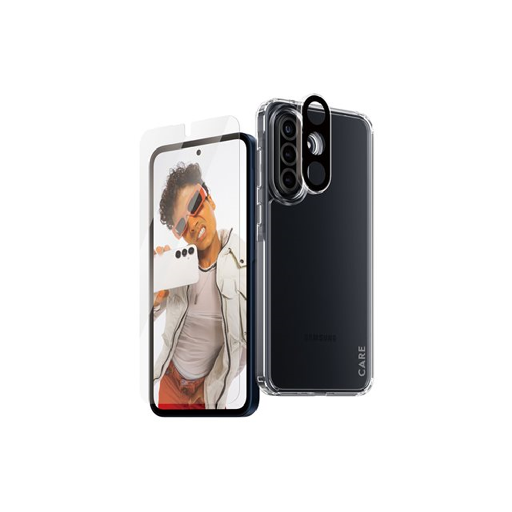 CARE by PanzerGlass - 3-in-1-beschermingspakket - beschermhoes - achterzijde behuizing voor mobiele telefoon