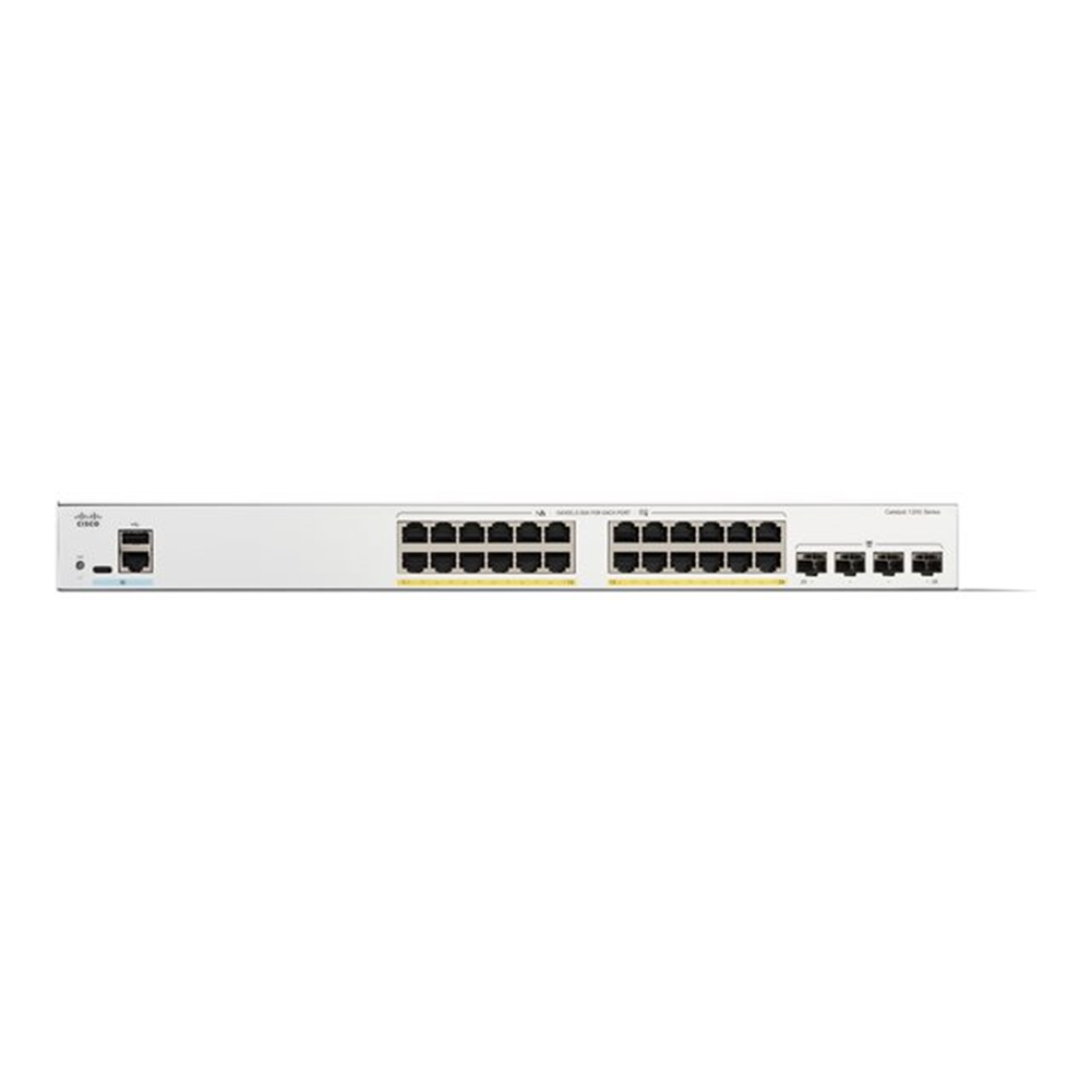 Catalyst 1200 24-port GE PoE 4x1G SFP Catalyst 1200 24-port GE PoE 4x1G SFP