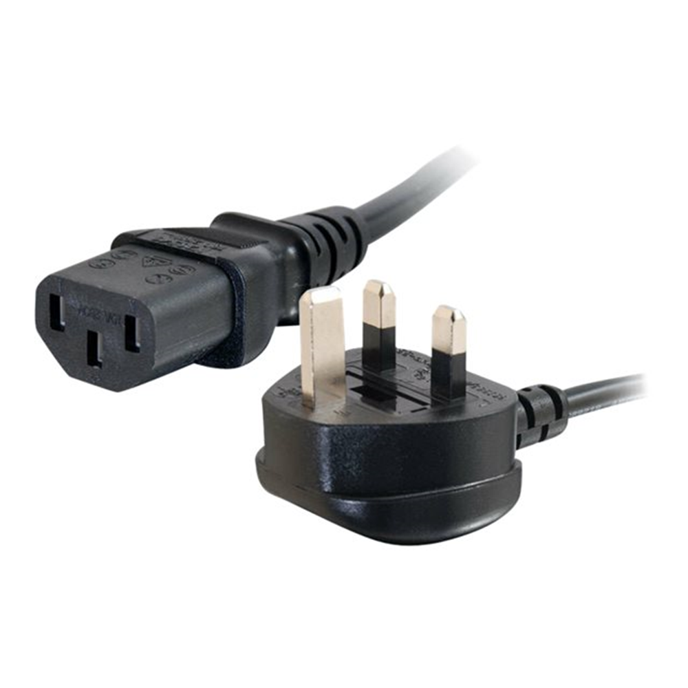 Cbl/0.5M Universal Power cord BS 1363