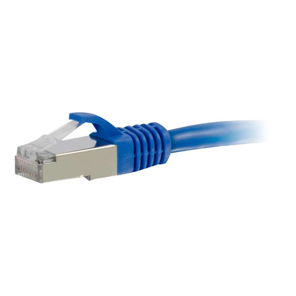Cbl/15m CAT6A Shielded Patch Cable Blue