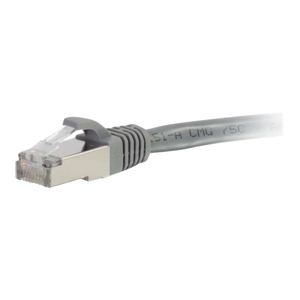 Cbl/15m CAT6A Shielded Patch Cable Grey