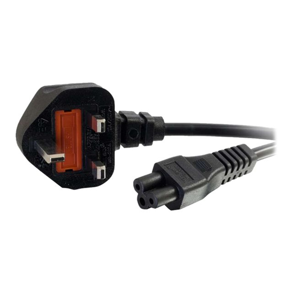 Cbl/1m BS 1363 to IEC 60320 C5 Pwr Cord