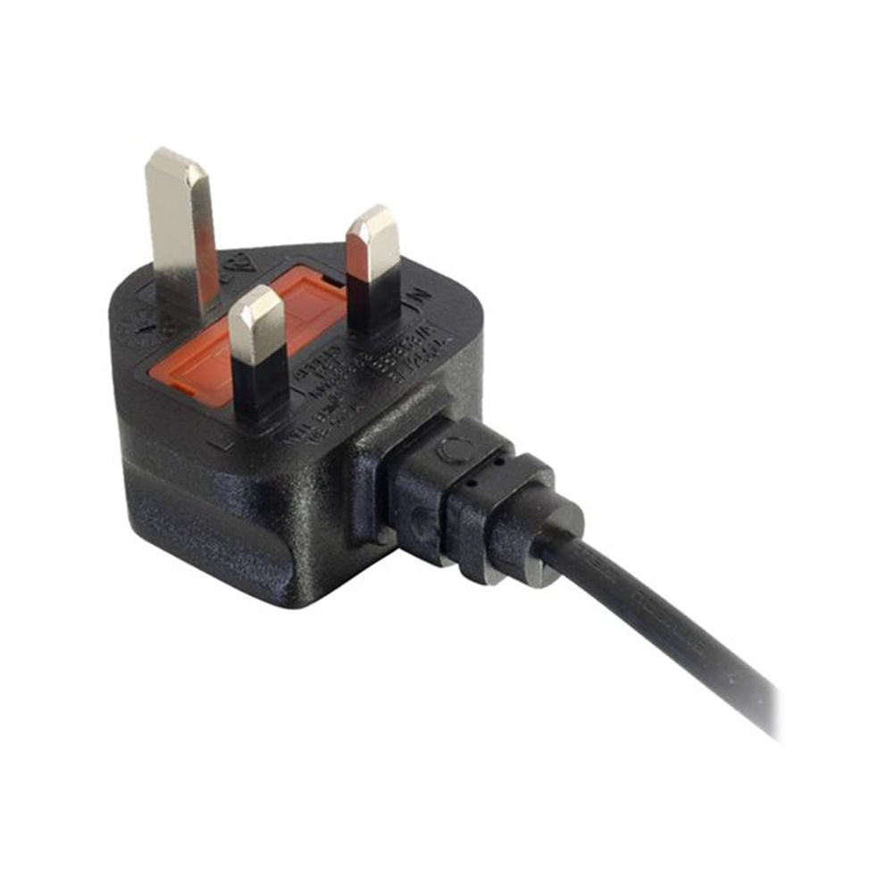 Cbl/1m BS 1363 to IEC 60320 C5 Pwr Cord