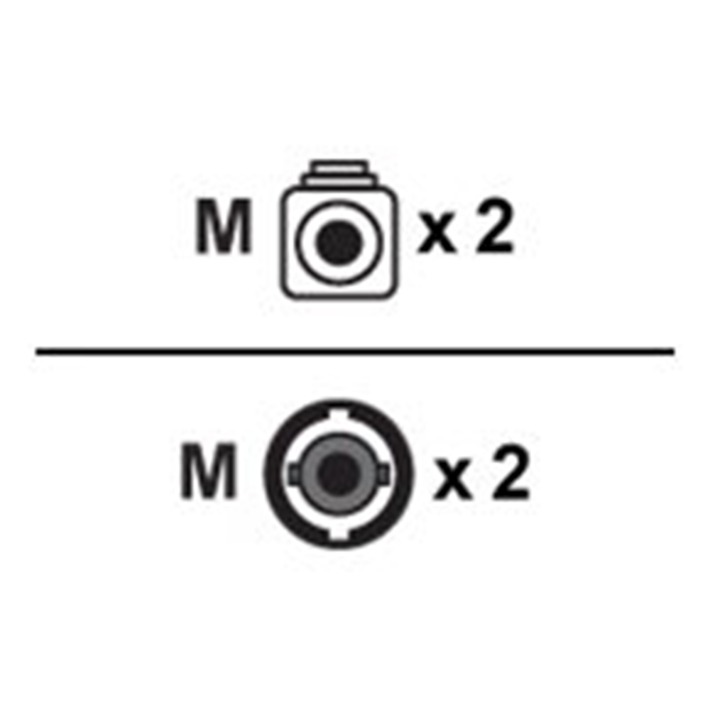 Cbl/2m LC/ST 10Gb LSZH Dplx 50/125 Fbr