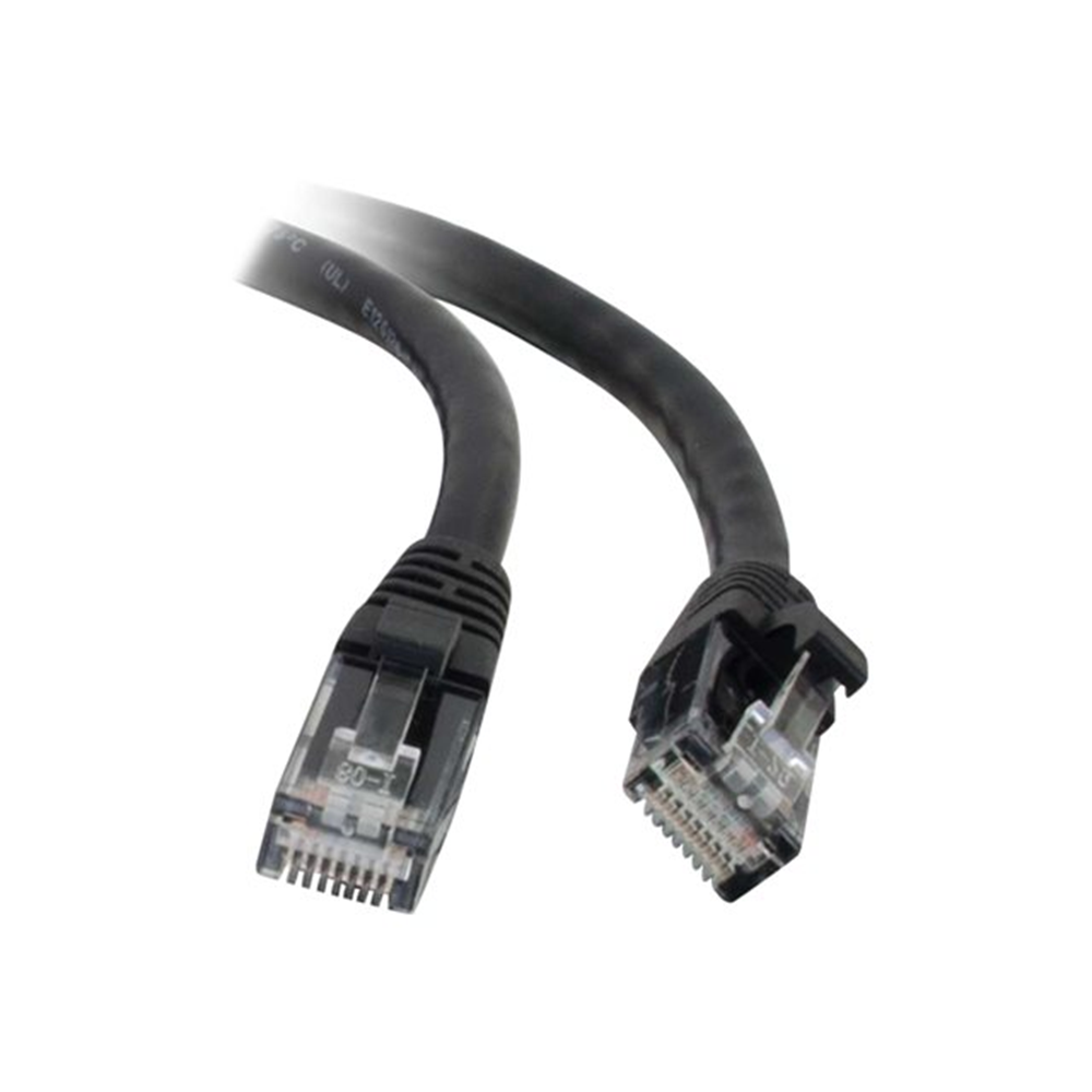 Cbl/2M Mlded/Btd Black CAT5E PVC UTP PA