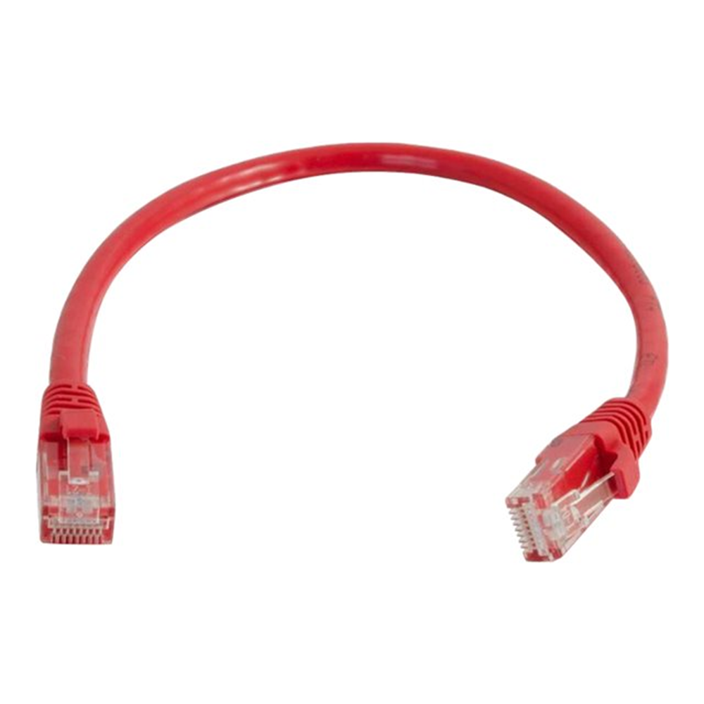 Cbl/2M Red CAT6 PVC Snagless UTP Patch