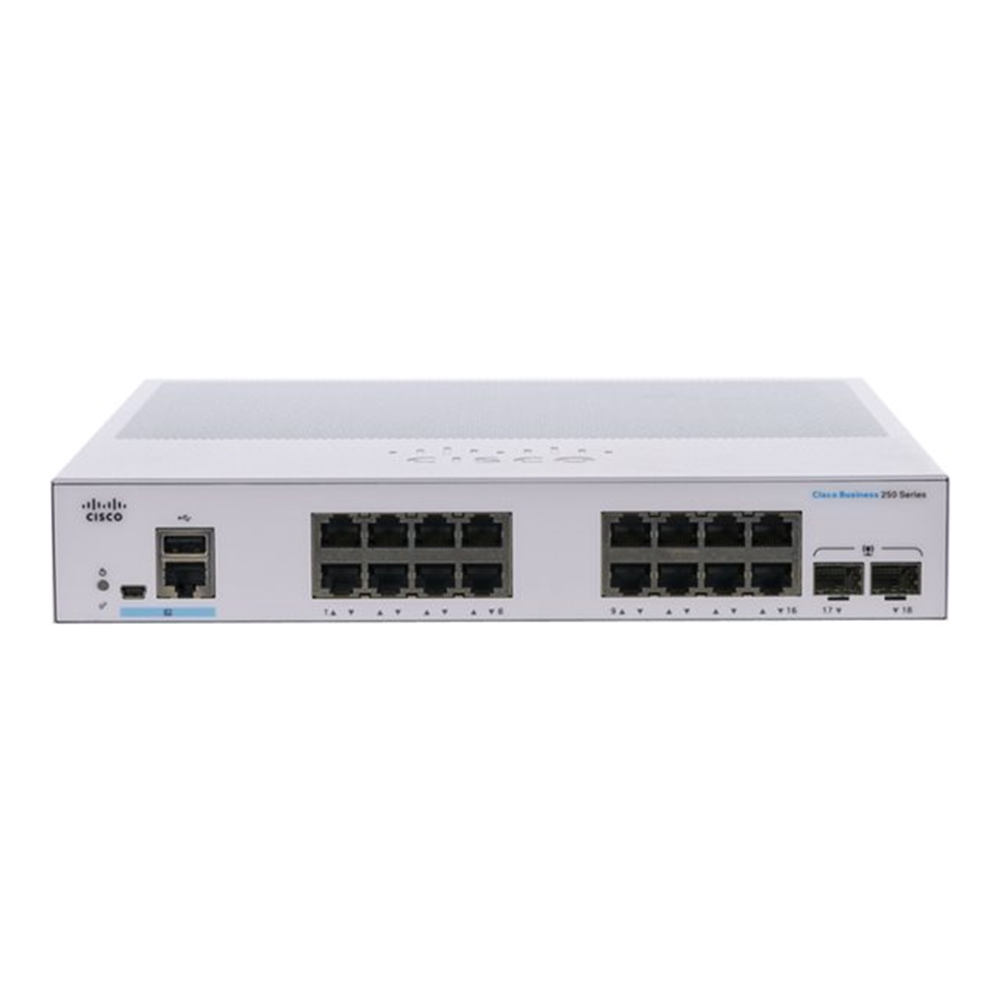 CBS250 Smart 16-port GE 2x1G SFP
