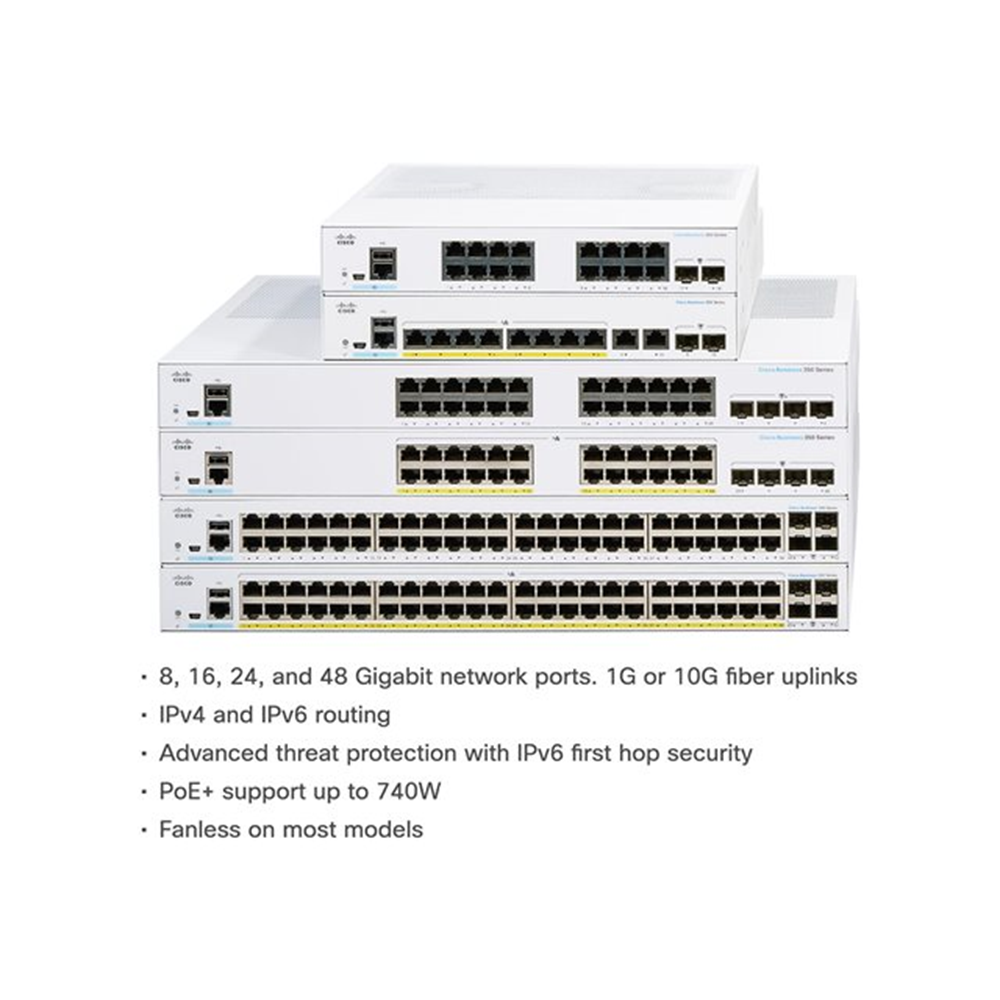 CBS350 Managed 24-port GE 4x1G SFP