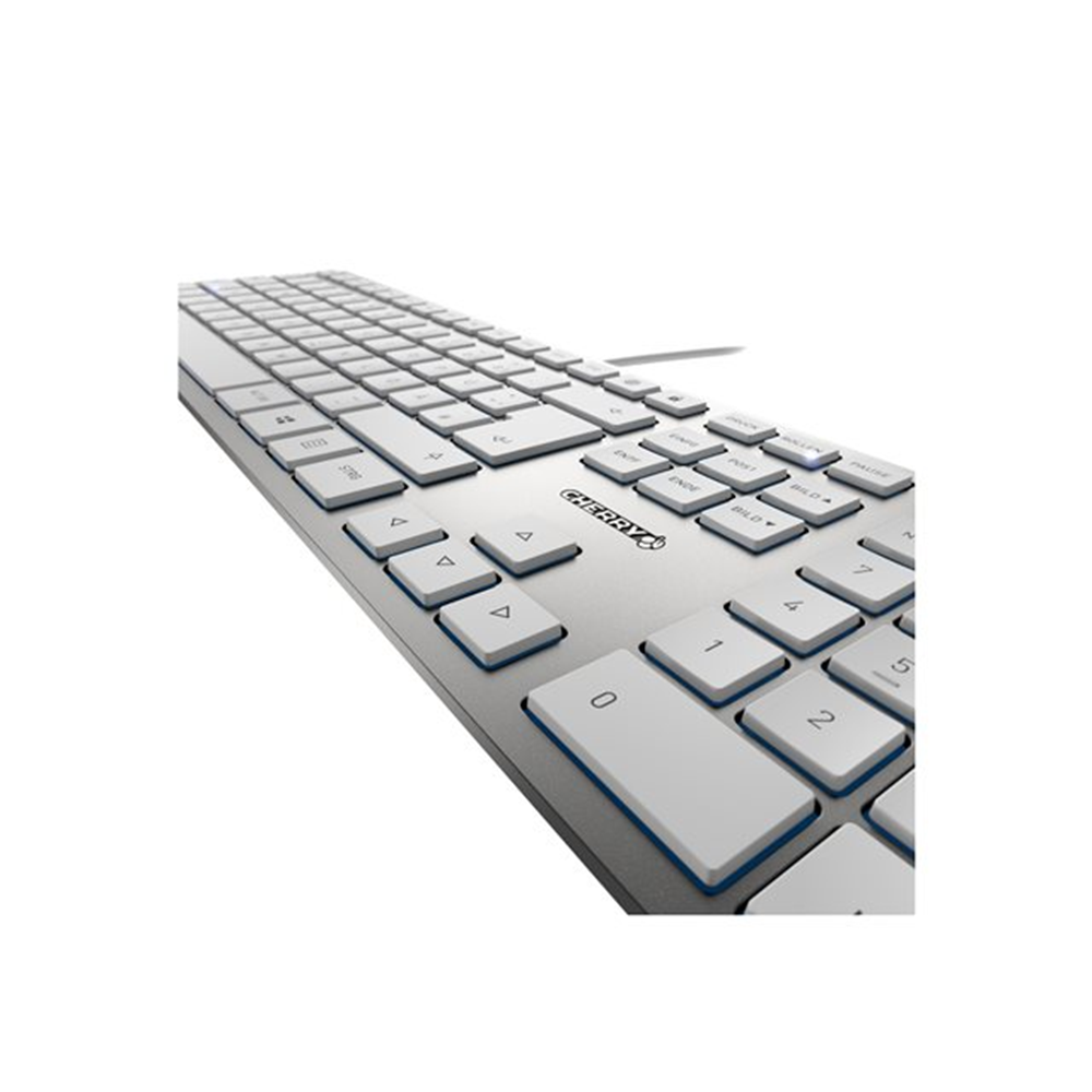 CHERRY KC 6000 Slim silver Corded Keyboa