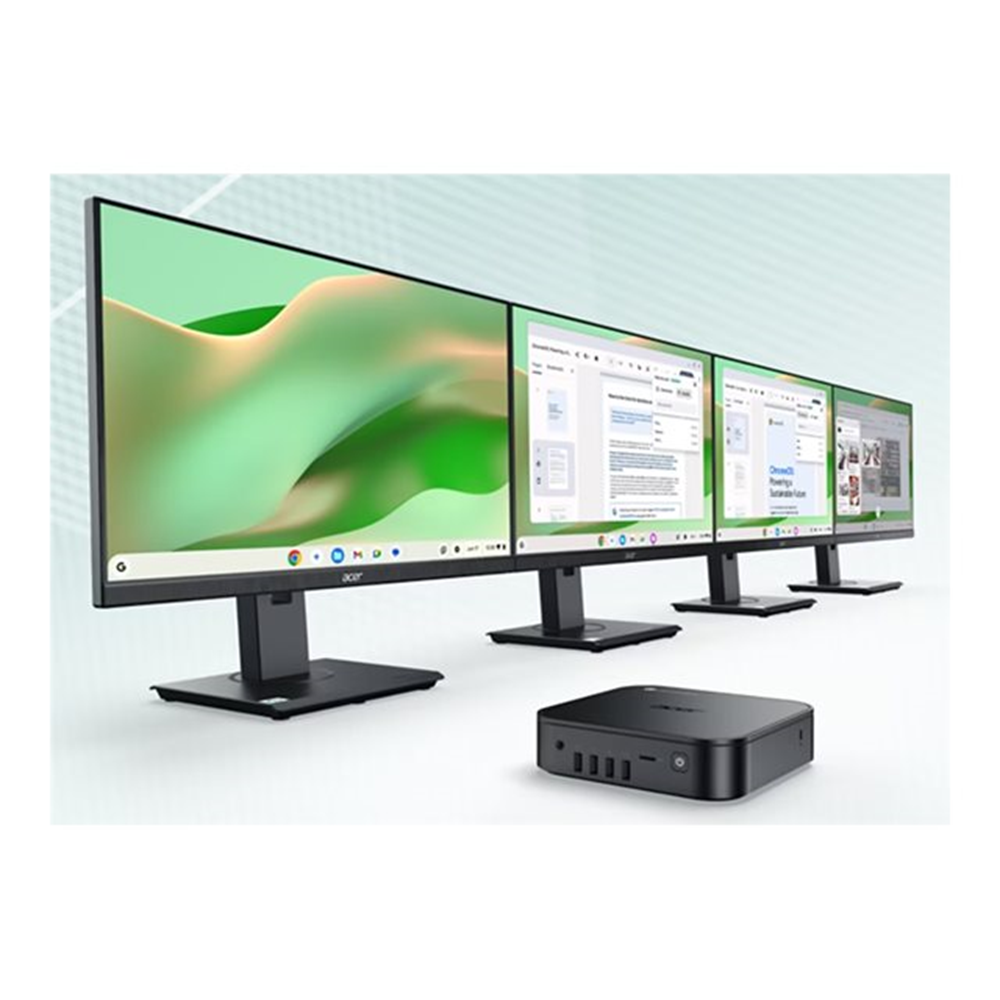 Chromebox CXI6 i5530 - Intel Core 5 120U - 16GB DDR4 - 256GB PCIe NVMeSSD - Intel Graphics - Wi-Fi 6E AX (2x2) - Chrome OS - VESA