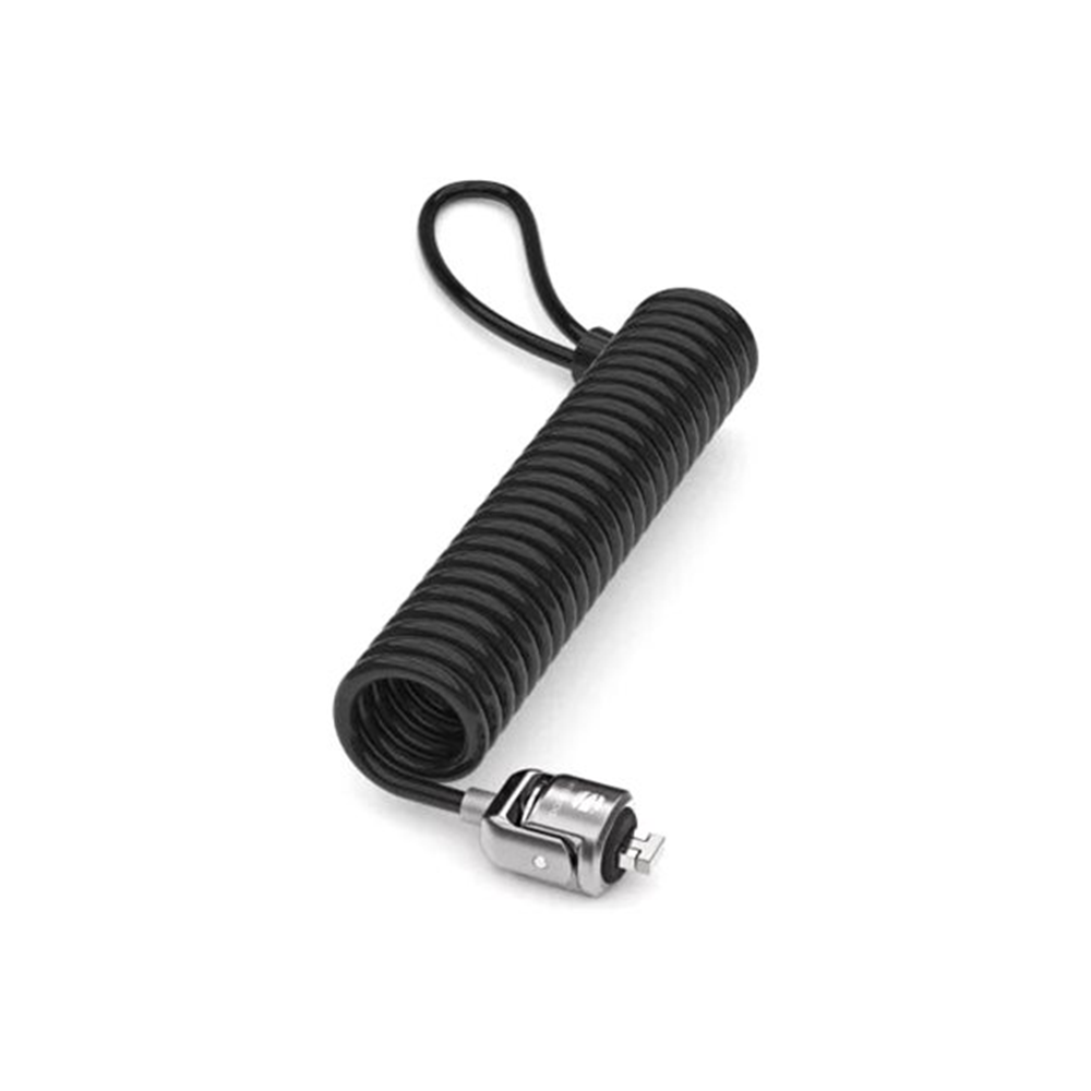 COILED CABLE WITH PERIPHERAL SECRTY TRAP