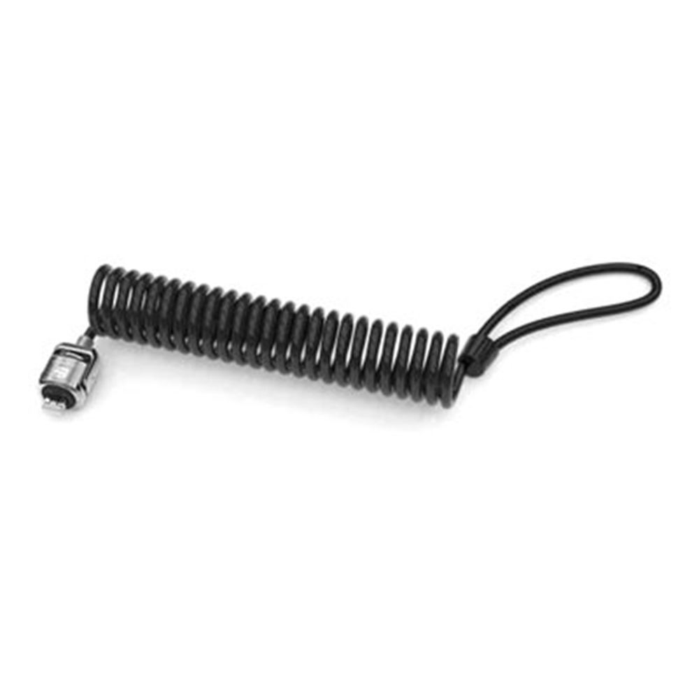 COILED CABLE WITH PERIPHERAL SECRTY TRAP