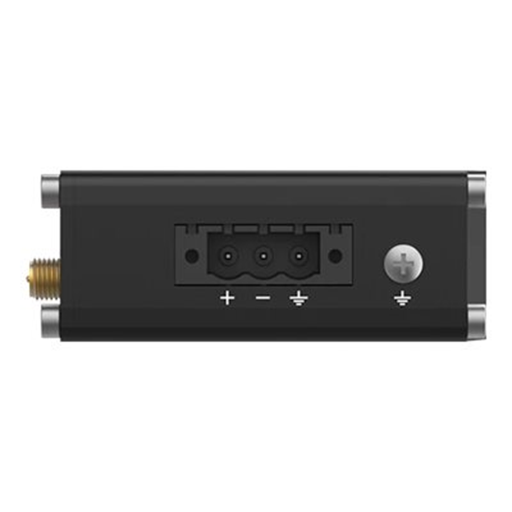 Compact industrial Ethernet router equipped with two Ethernet ports DIN rail bracket and an industrial 3-pin connector. Compact industrial Ethernet router equipped with two Ethernet ports DIN rail bracket and an industrial 3-pin connector.