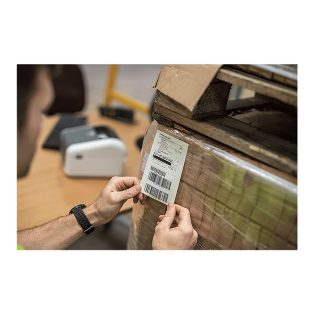 CONTINUOUS PAPER ROLL WHITE 102MM X 56.4