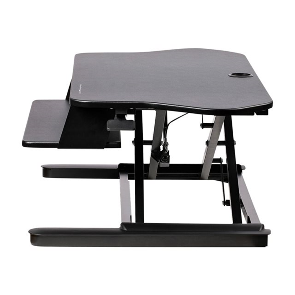 Corner Sit Stand Desk Converter 35x21in Corner Sit Stand Desk Converter 35x21in