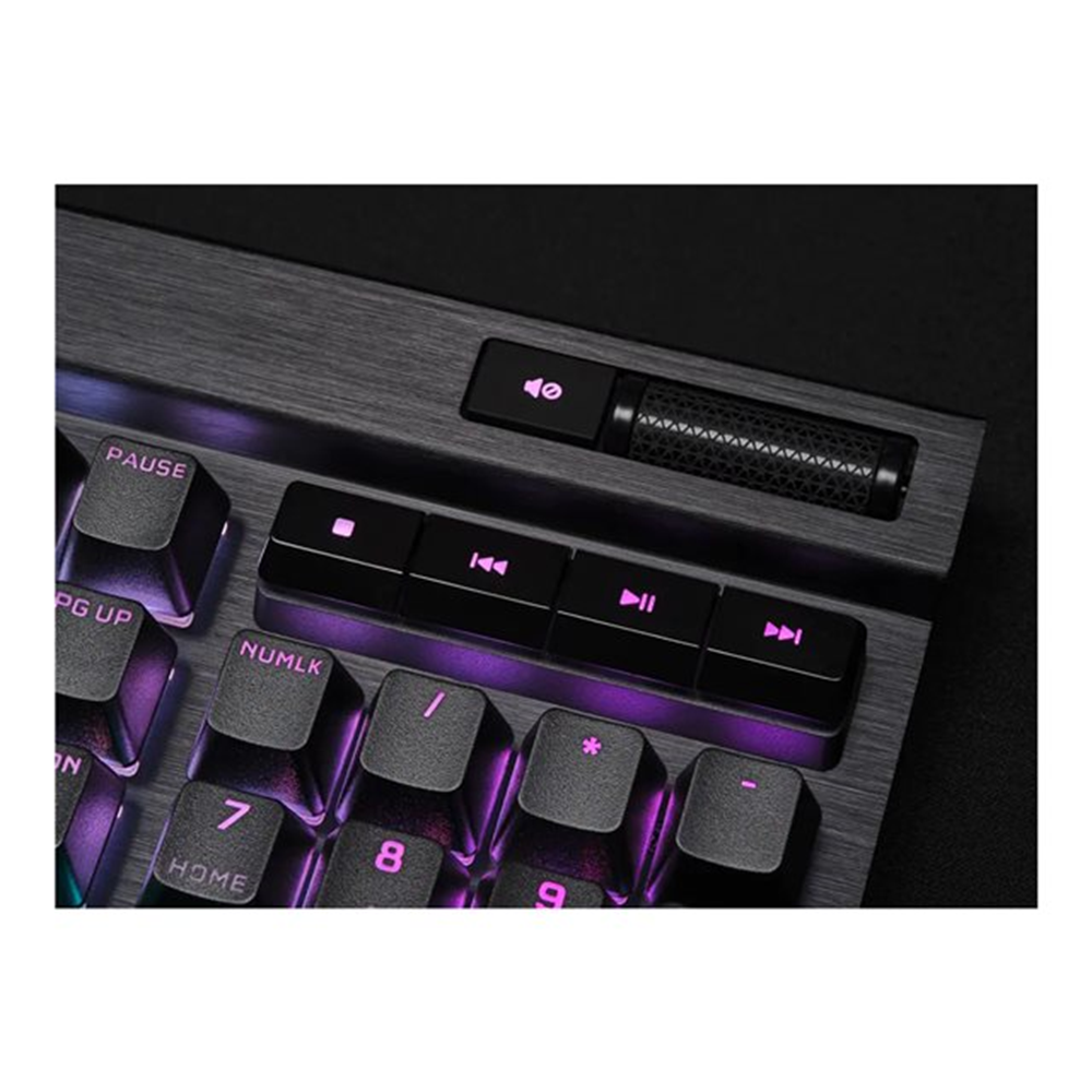 CORSAIR K70 RGB PRO Optical-Mechanical Gaming Keyboard Backlit RGB LED CORSAIR OPX Black Black PBT Keycaps (CH-910941A-NA) QWERTY CORSAIR K70 RGB PRO Optical-Mechanical Gaming Keyboard Backlit RGB LED CORSAIR OPX Black Black PBT Keycaps (CH-910941A-NA) QWERTY