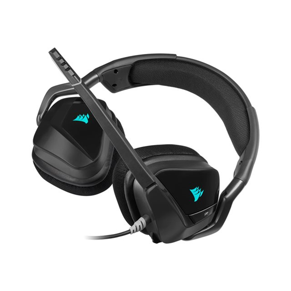 CORSAIR VOID RGB ELITE USB Premium Gaming Headset with 7.1 Surround Sound  Carbon (EU Version)