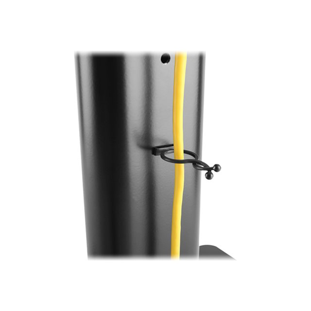 Desk Stand: (32~65) VESA (150x50 ~ 400x400) max 40 kg Swivel: 90 Tilt: -10~5 Height Adjustment 130 mm Aluminum / Glass base