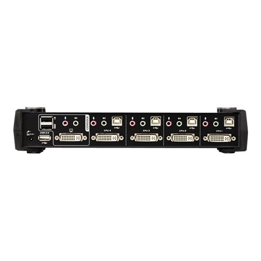 Desktop KVM KVM 4-Port USB DVI Dual Link KVMP Switch