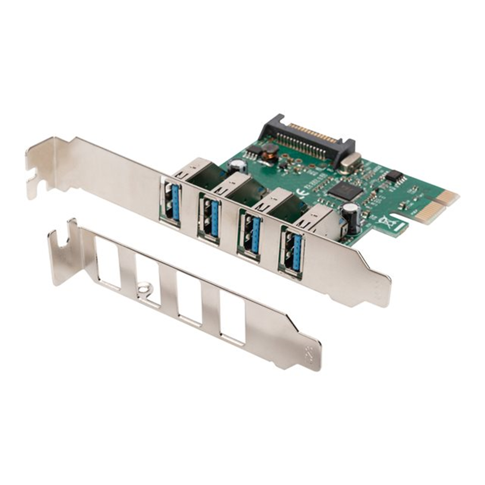 DIGITUS - USB-adapter - PCIe 2.0 - USB 3.0 x 4