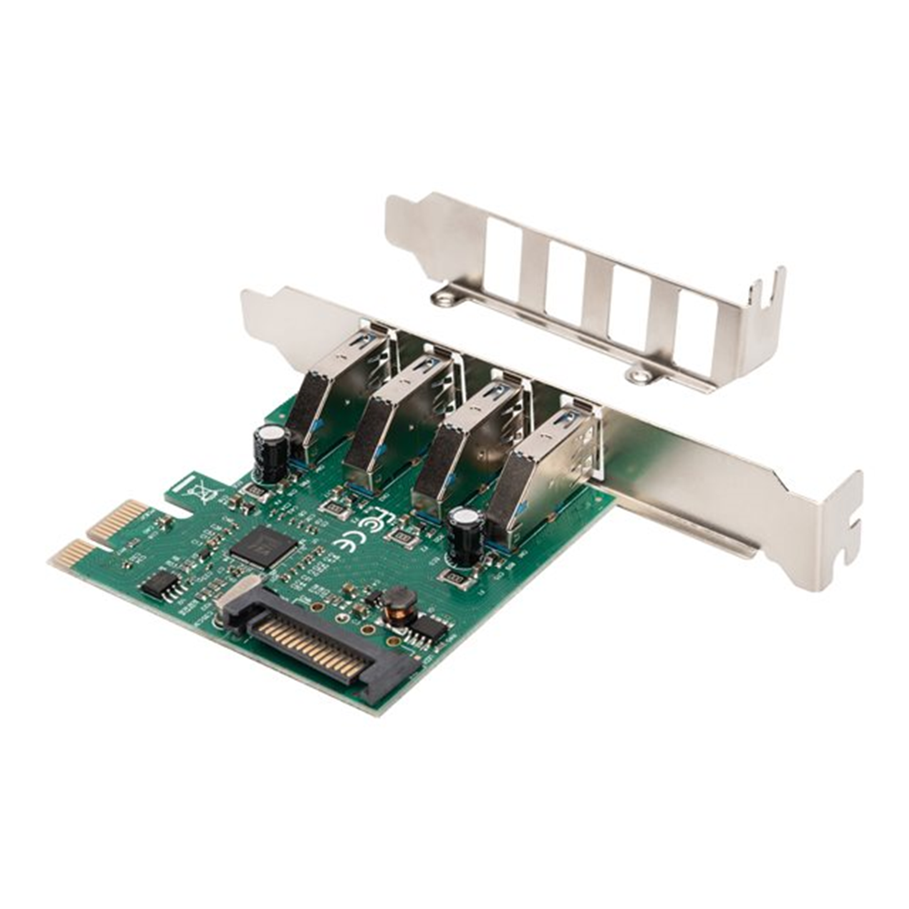 DIGITUS - USB-adapter - PCIe 2.0 - USB 3.0 x 4