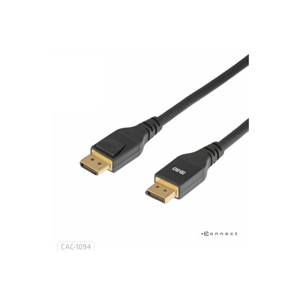 DisplayPort 2.1 VESA DP80 Certified Cable 8K240Hz 2m/6.6ft DisplayPort 2.1 VESA DP80 Certified Cable 8K240Hz 2m/6.6ft