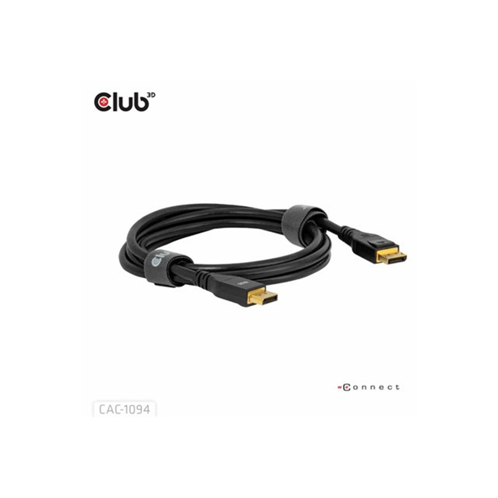 DisplayPort 2.1 VESA DP80 Certified Cable 8K240Hz 2m/6.6ft DisplayPort 2.1 VESA DP80 Certified Cable 8K240Hz 2m/6.6ft