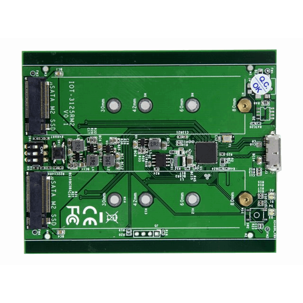 Dual M.2 Enclosure - RAID USB 3.1 Gen 2