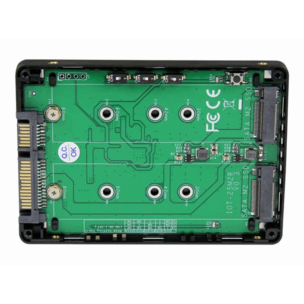 Dual M.2 NGFF SATA Adapter with RAID