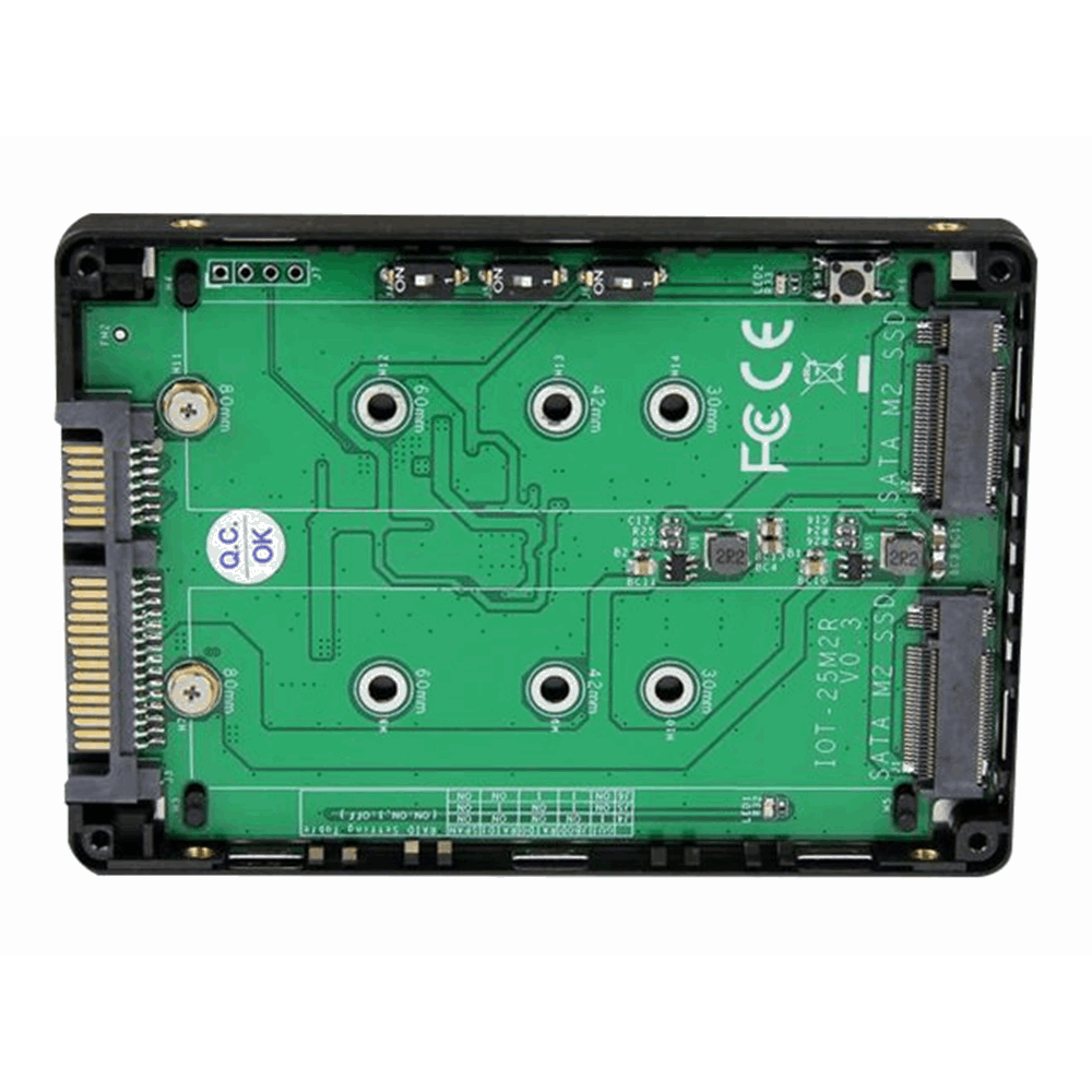 Dual M.2 NGFF SATA Adapter with RAID
