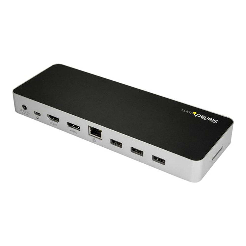 Dual Monitor USB C Dock - 60W PD - SD