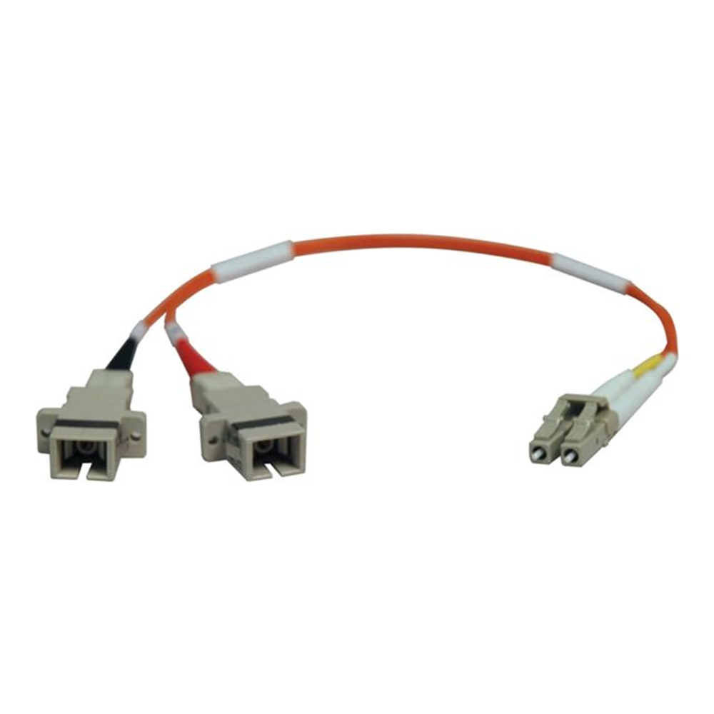 Duplex Multimode 62.5 125 Fiber AdapterLC-SC M F 1 ft. 0.31 m