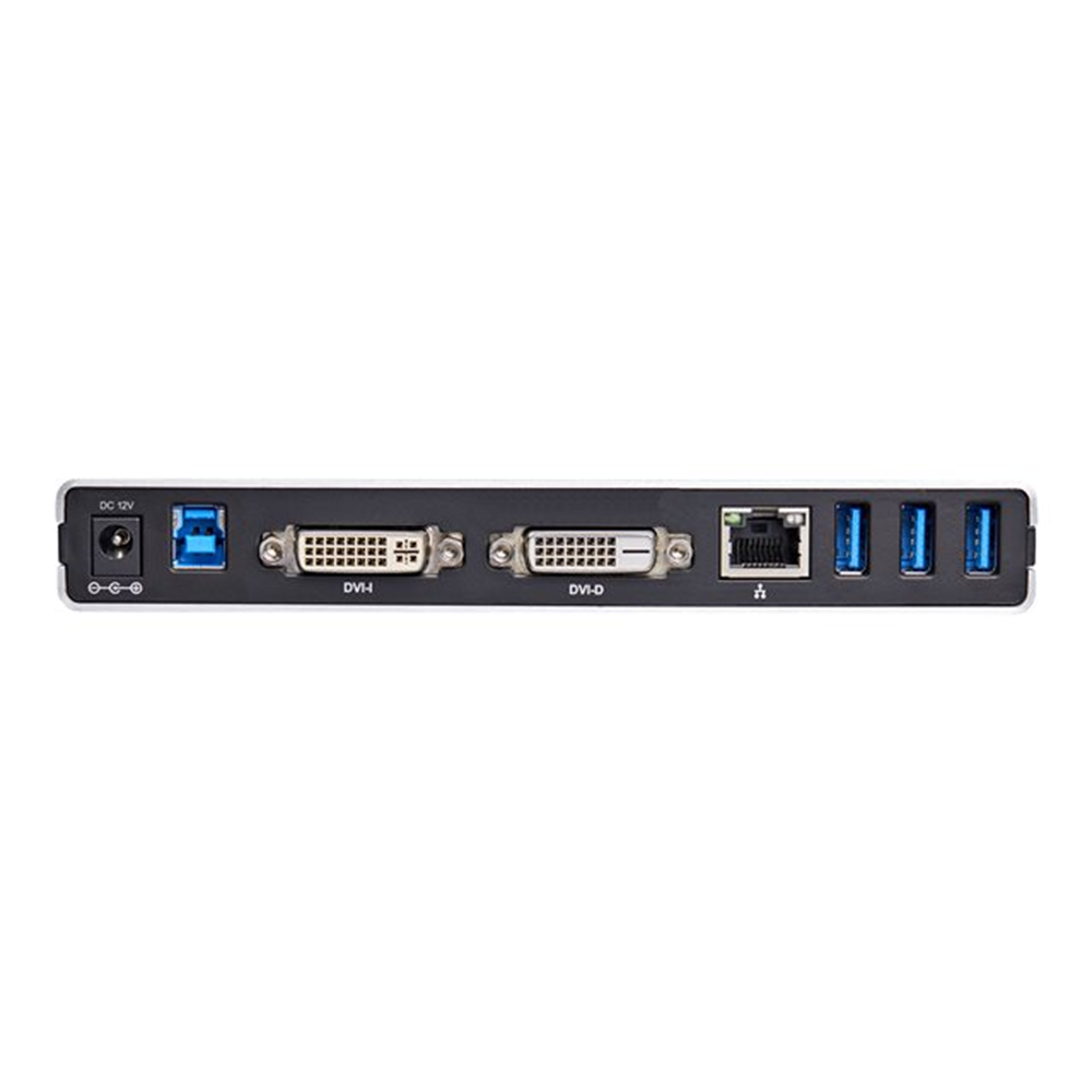 DVI Dual-Monitor Laptop Docking Station