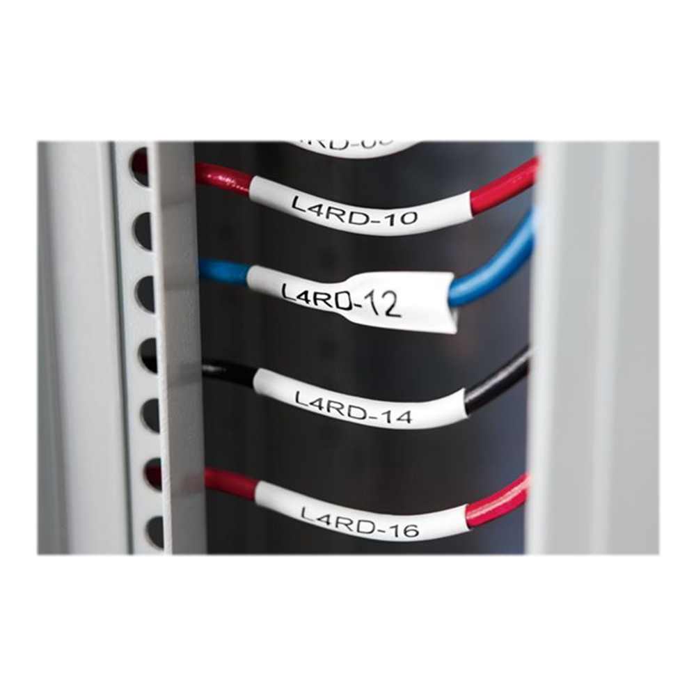 DYMO XTL 1i (24 mm) Heat-Shrink Tube Black on White