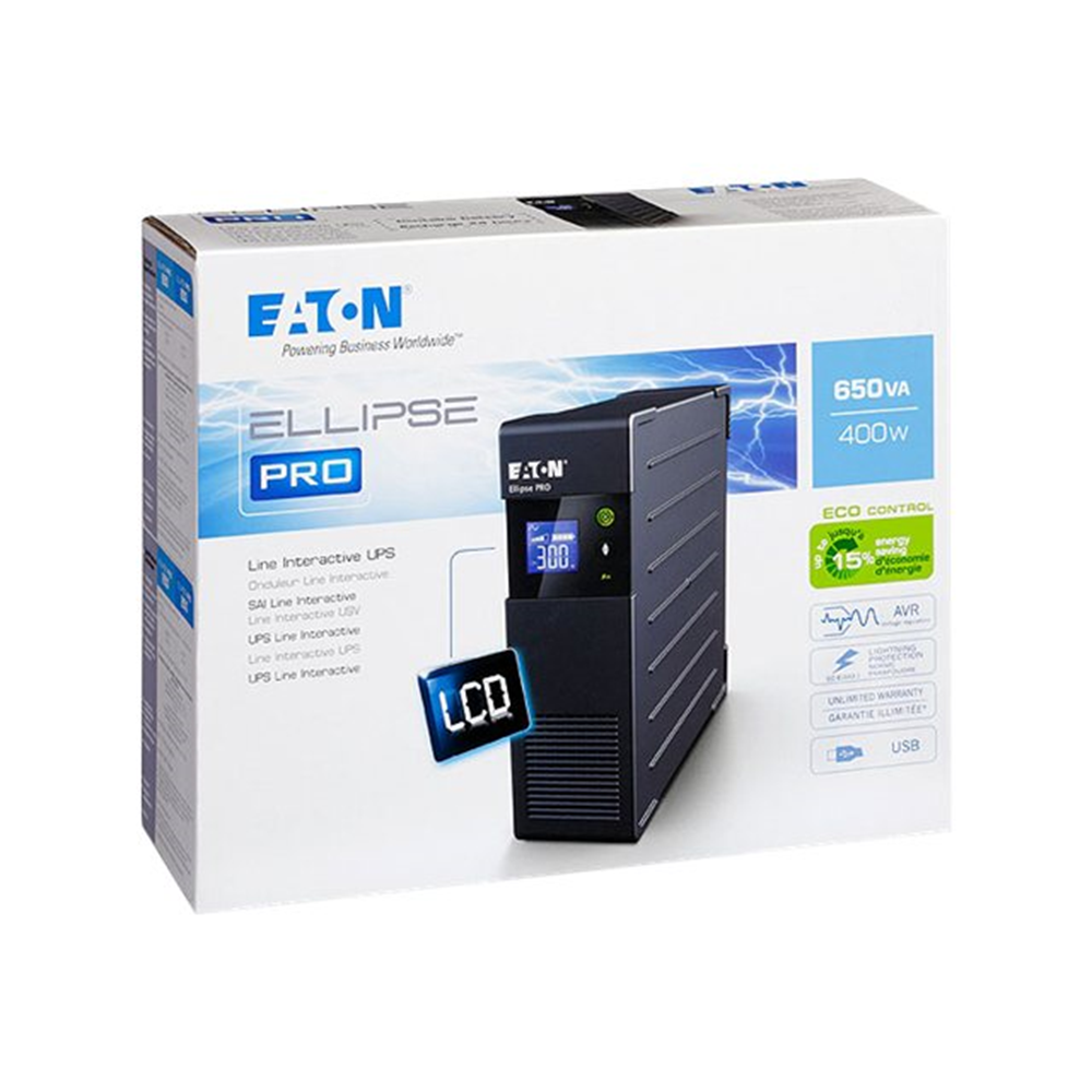 Eaton Ellipse PRO UPS 1 Fase Line-Interactive Tower 1600VA/1000W IEC outlet Eaton Ellipse PRO UPS 1 Fase Line-Interactive Tower 1600VA/1000W IEC outlet