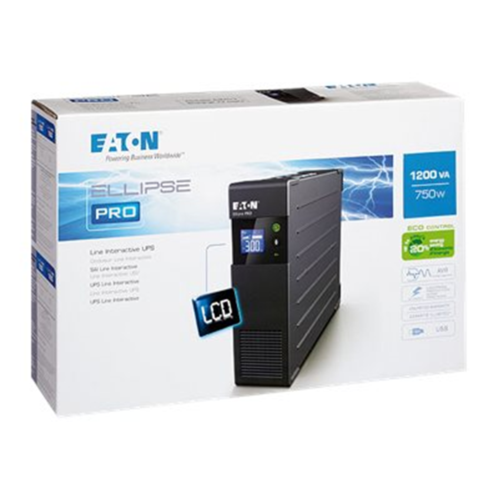 Eaton Ellipse PRO UPS 1 Fase Line-Interactive Tower 1200VA/750W IEC outlet