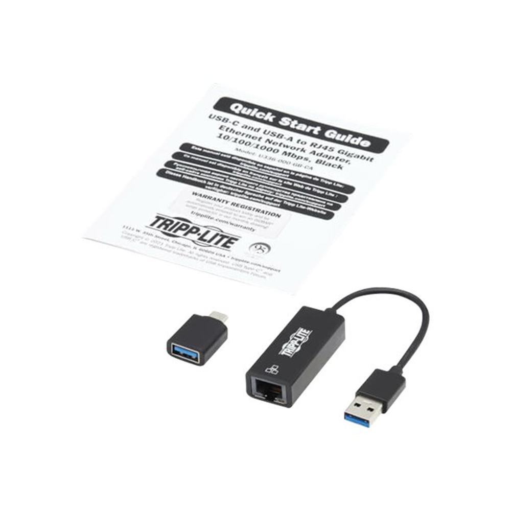 Eaton Tripp Lite USB-C USB-A to RJ45 Gi