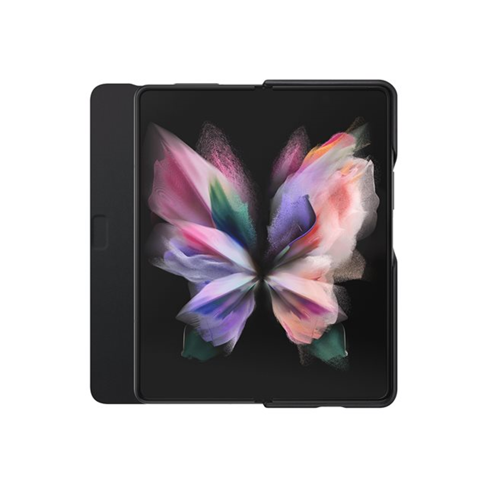 EF-FF926/Flip cover/leer/zwart/Z Fold3