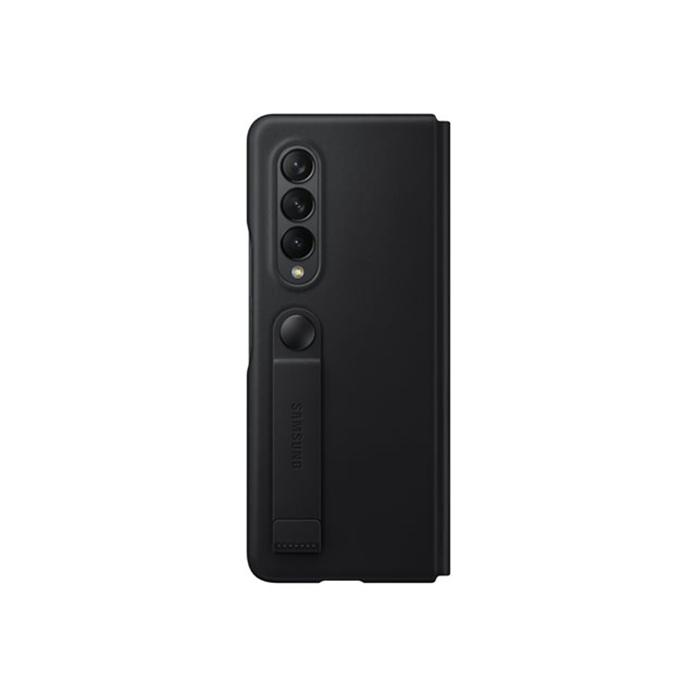 EF-FF926/Flip cover/leer/zwart/Z Fold3