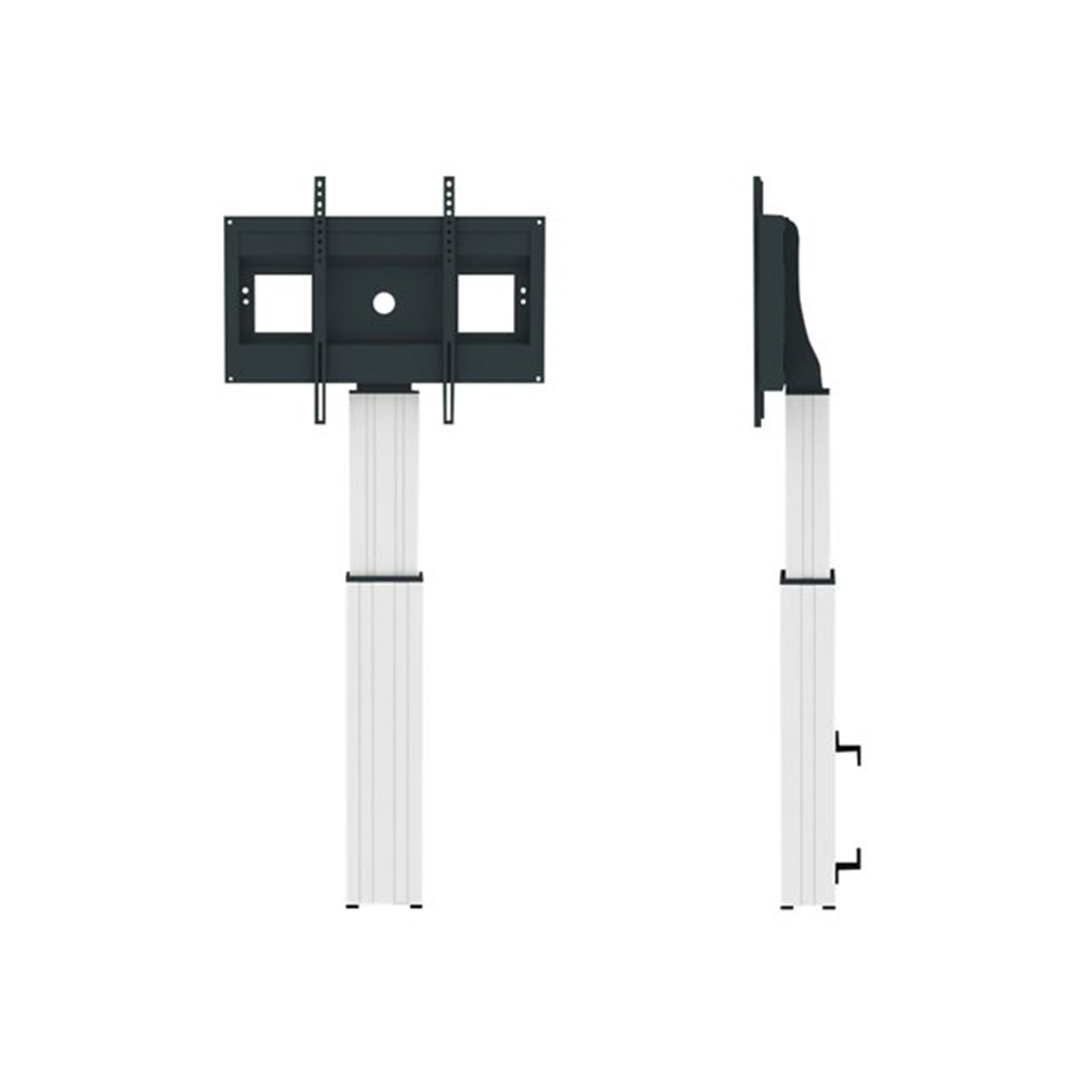 electrical height adjustable column 500mm height adjustment- four floor leveling feet- including wal