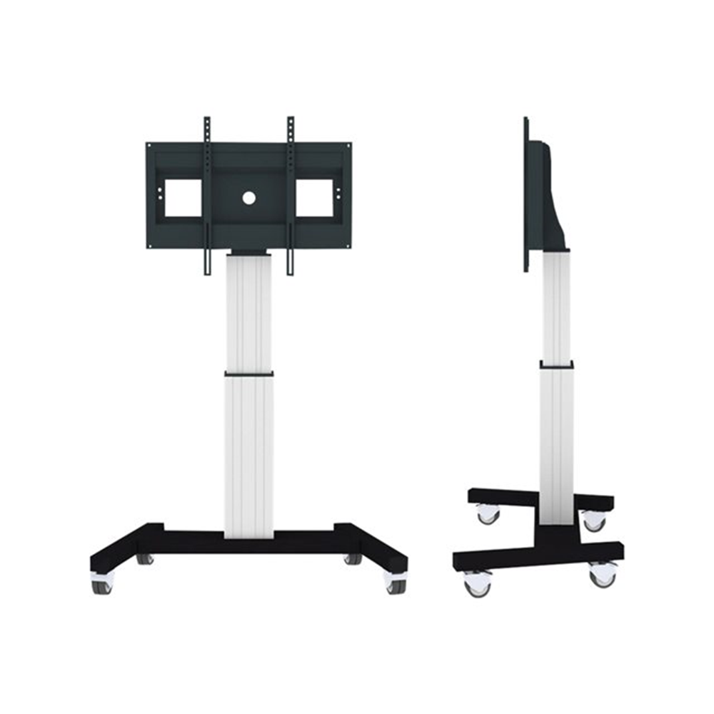 electrical height adjustable column 500mm height adjustment mobile base with four heavy duty casters