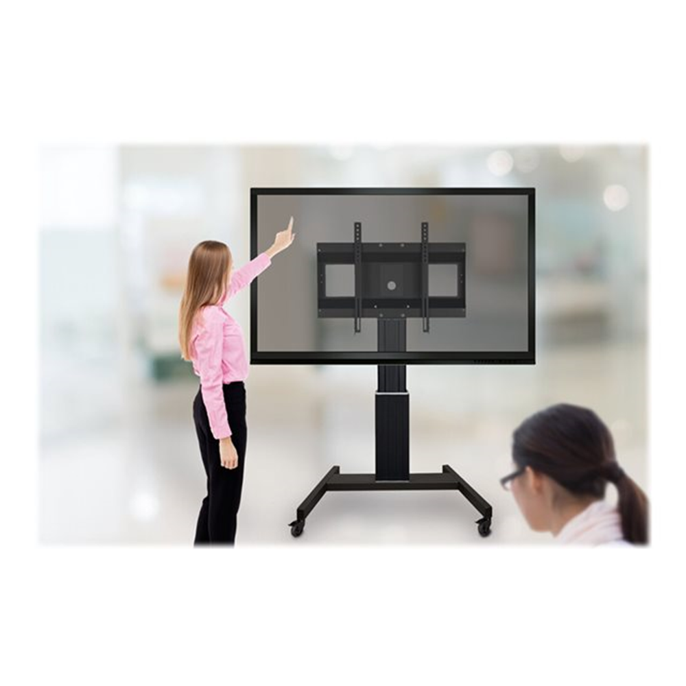 electrical height adjustable column 500mm height adjustment mobile base with four heavy duty casters electrical height adjustable column 500mm height adjustment mobile base with four heavy duty casters