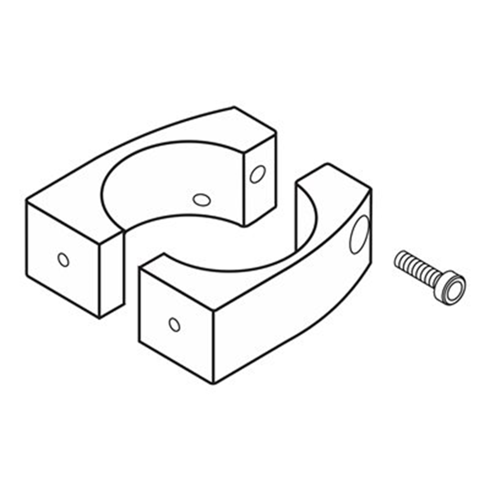 Ergotron bevestigingscomponent - aluminium