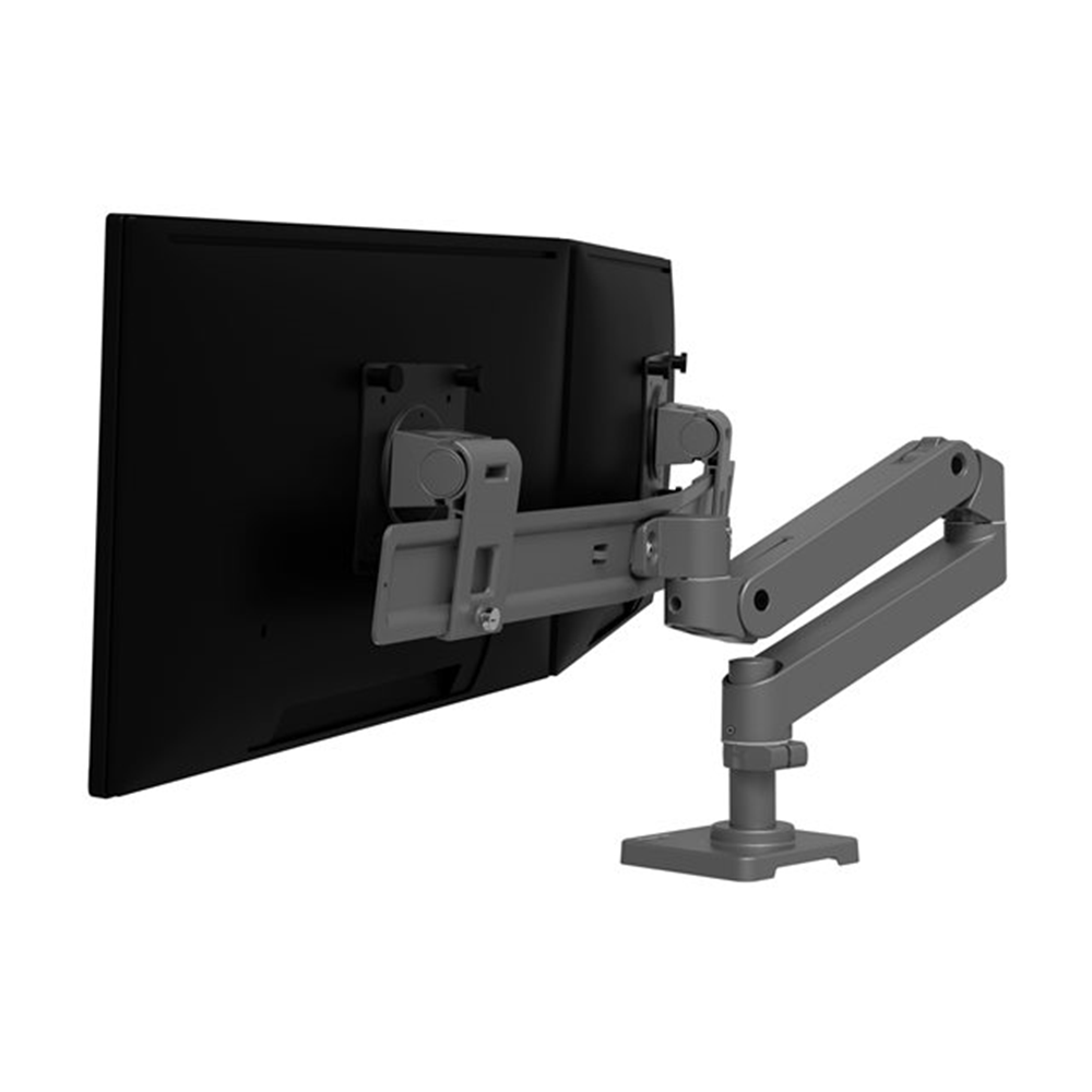 Ergotron LX Pro bevestigingskit - modulair - voor 2 LCD-schermen - donkergrijs