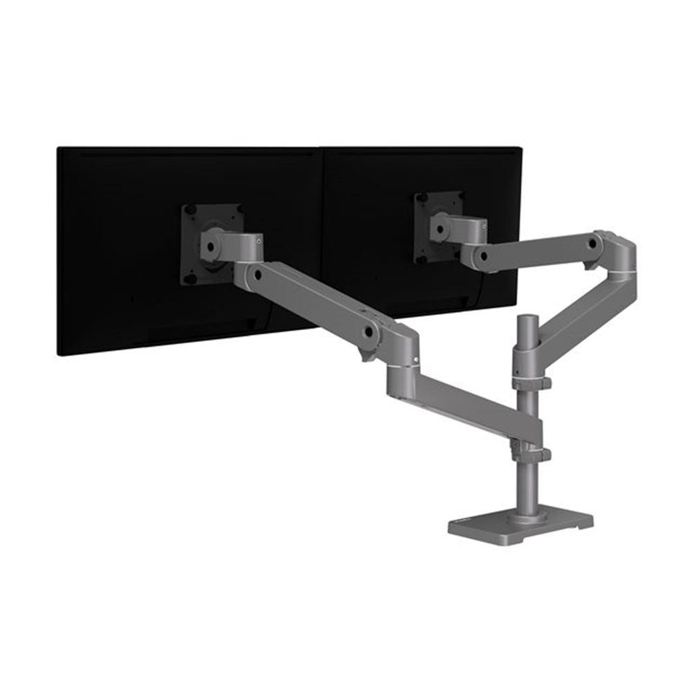 Ergotron LX Pro bevestigingskit - modulair - voor 2 LCD-schermen - donkergrijs