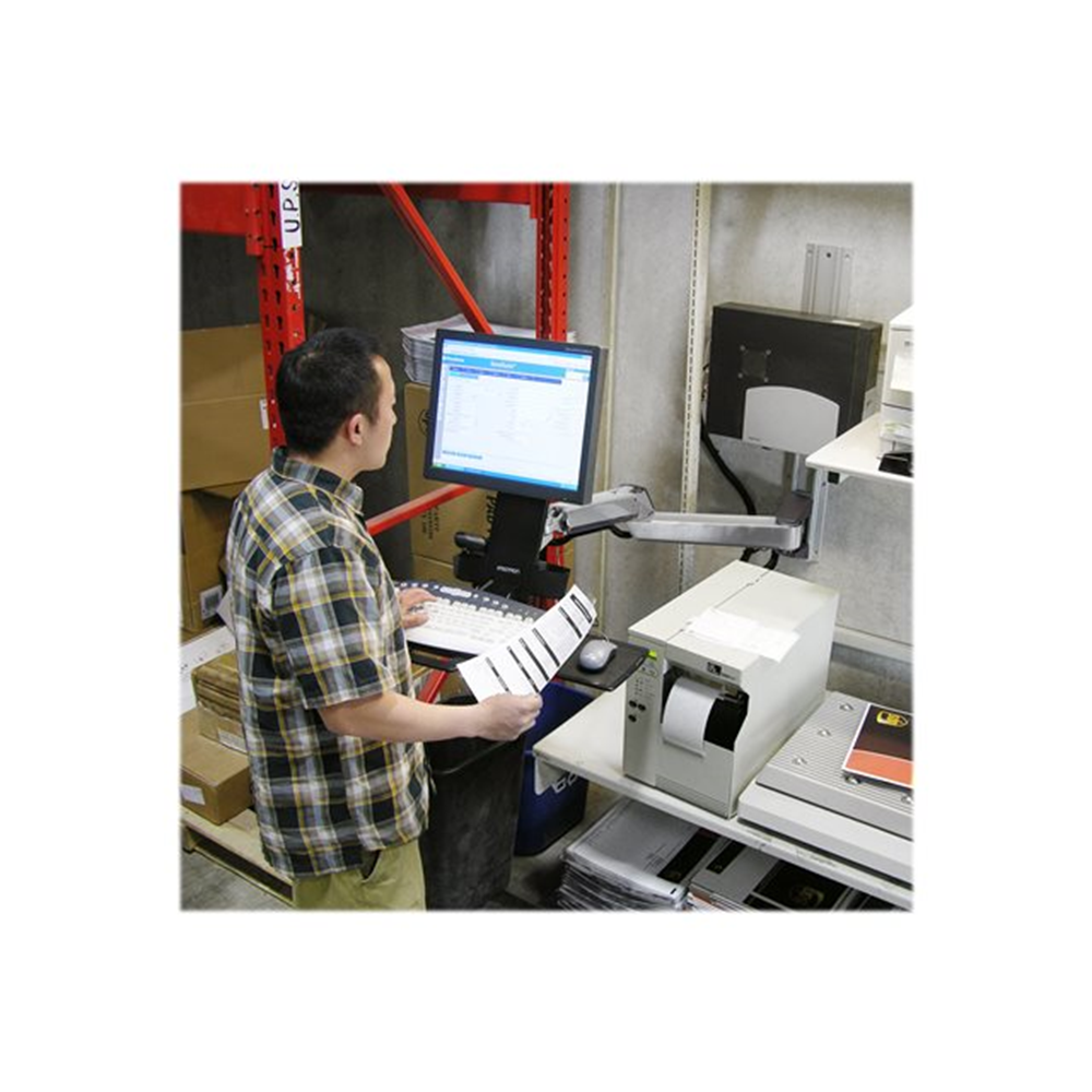 Ergotron StyleView bevestigingskit - voor lcd-scherm / toetsenbord / muis / streepjescodelezer - gepolijst aluminium