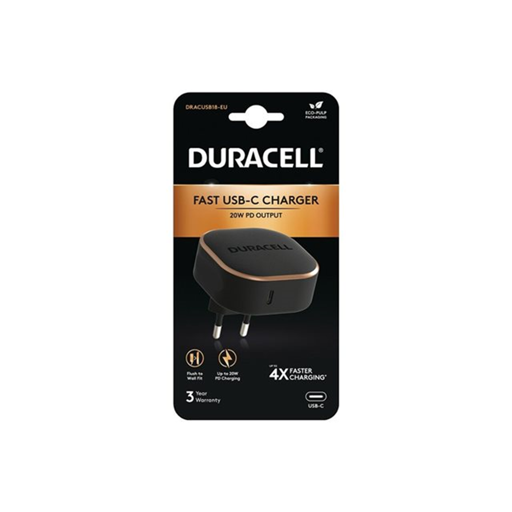 EU & SA 1x USB-C 4.8A 18W charger