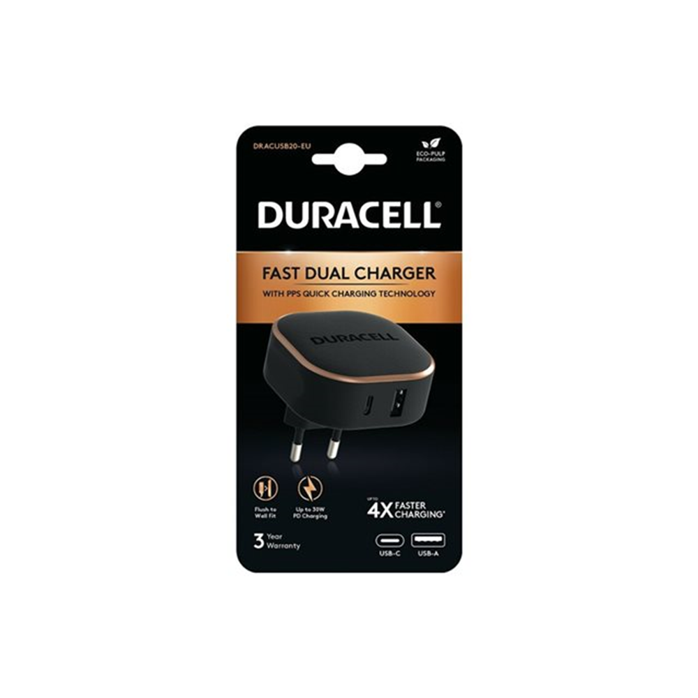 EU & SA 1x USB-C+A 30W charger EU & SA 1x USB-C+A 30W charger