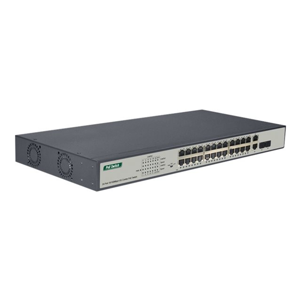 Fast Ethernet PoE Switch 24-port PoE